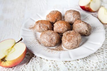 Bolinho de maçã com farinha integral