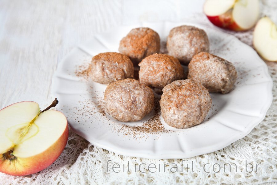 Bolinho de maçã com farinha integral