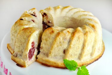 Delicioso bolo de banana e queijo quark