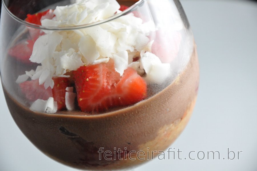 Creme de tofu e chocolate