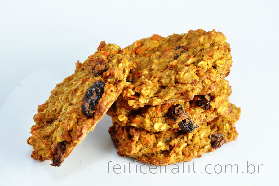 Cookies ou pão fit de cenoura e maçã sem glúten, açúcar ou gordura | Cookies ou pão fit de cenoura e maçã sem glúten, açúcar ou gordura |