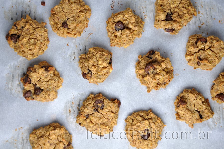 Cookies macios de grão-de-bico