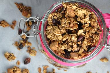 Granola crocante sem óleo e sem açúcar