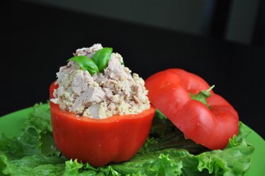 Salada de atum e cuscuz marroquino