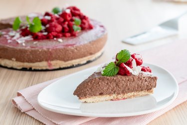 Cheesecake fitness de chocolate que não precisa assar