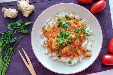 Tikka masala fit de frango