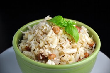 “Risoto” de coco e couve-flor sem arroz