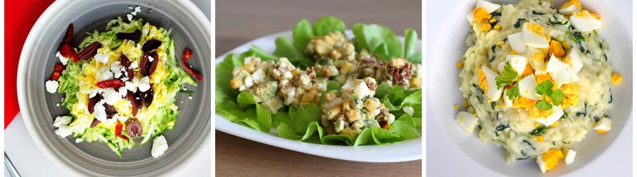 Receitas saudáveis de salada de ovos