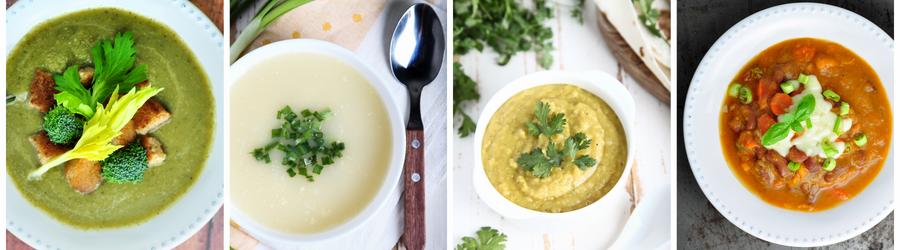 Receitas de sopas com alto teor de proteína