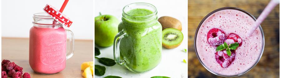 Receitas de smoothies e drinques com pouca gordura