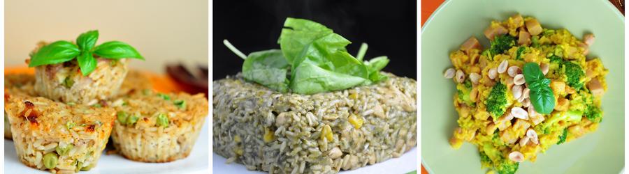 Receitas low carb com arroz